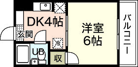 広島県広島市佐伯区藤垂園（賃貸マンション1DK・3階・21.00㎡） その2