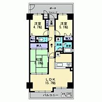 広島県広島市安佐南区大町西1丁目（賃貸マンション3LDK・13階・68.86㎡） その2