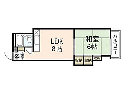 間取図画像 1DK
