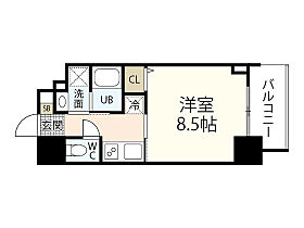 広島県広島市中区河原町（賃貸マンション1K・4階・27.18㎡） その2