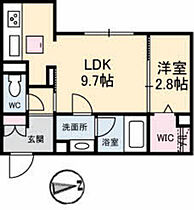 広島県広島市東区牛田新町3丁目（賃貸マンション1LDK・1階・34.38㎡） その2