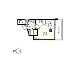 間取図画像 ワンルーム