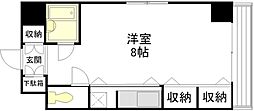 よつば ワンルームの間取図画像