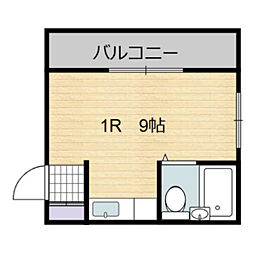 サンアイランドビル ワンルームの間取図画像