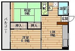 間取図画像 2DK