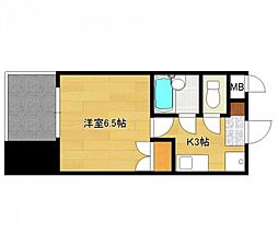 NEW'Sビル 1Kの間取図画像