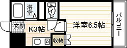NEW'Sビル 1Kの間取図画像