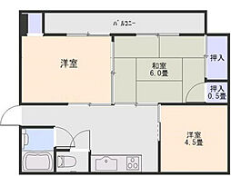 平井ビル 3DKの間取図画像