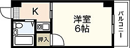 間取図画像 1K