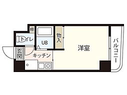 ソフィアコート住吉 1Kの間取図画像
