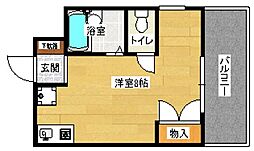 信和ビル ワンルームの間取図画像