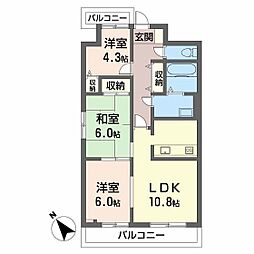 HOMAT2000 3LDKの間取図画像