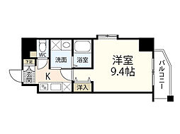 VRIOFuchuAve. 1Kの間取図画像