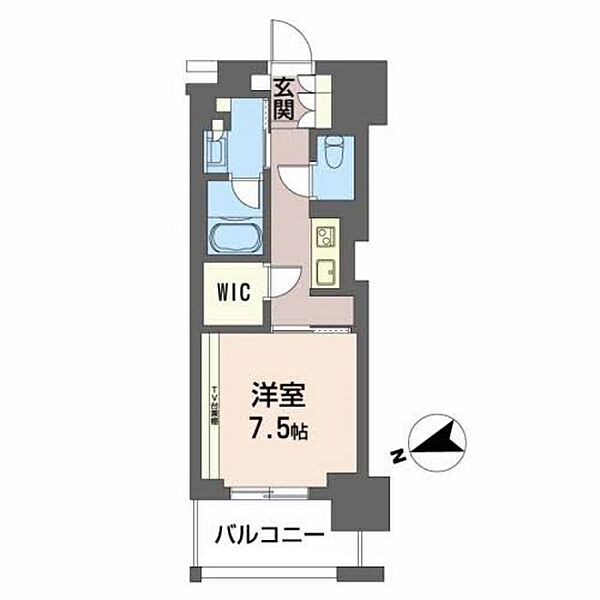 広島県広島市中区十日市町2丁目(賃貸マンション1K・3階・30.72㎡)の写真 その2