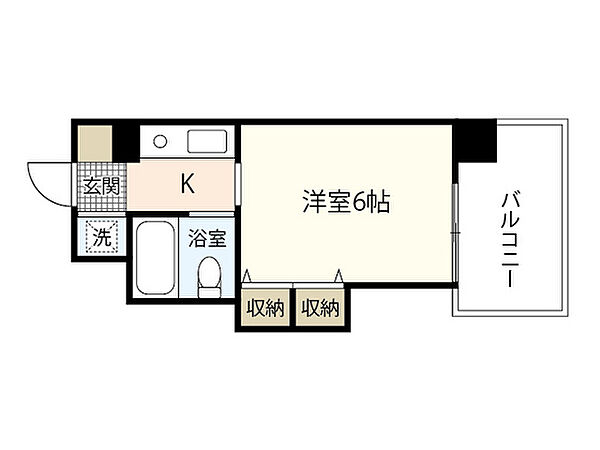 ダイアパレス比治山公園 ｜広島県広島市南区比治山町(賃貸マンション1K・5階・18.90㎡)の写真 その2