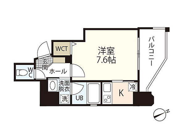 VELOCE III ｜広島県広島市南区段原4丁目(賃貸マンション1K・4階・27.49㎡)の写真 その2