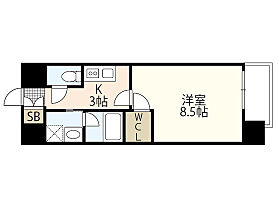 EIGHTVALLEY　CastleSide  ｜ 広島県広島市中区西白島町（賃貸マンション1K・3階・29.98㎡） その2