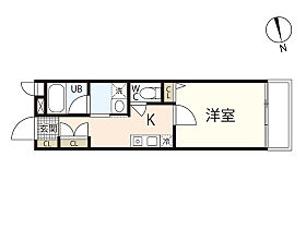 M・テラス竜王町  ｜ 広島県広島市西区竜王町（賃貸アパート1K・2階・25.00㎡） その2