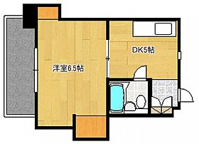 倉本第一ビル  ｜ 広島県広島市西区三篠町3丁目（賃貸マンション1DK・2階・23.08㎡） その2