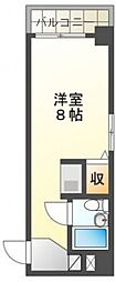DICEビル大手町1 ワンルームの間取図画像