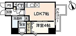 KatayamaBLDG25 9階1LDKの間取り