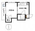 大方マンション5階3.0万円
