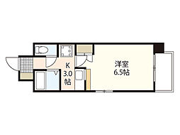 ESTATEBENEFIT5フルタ 1Kの間取図画像