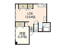 間取図画像 1LDK