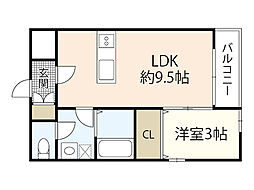 間取図画像 1LDK