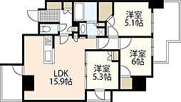 TK-7ビル 3LDKの間取図画像