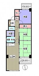シャルマン千田町 3LDKの間取図画像