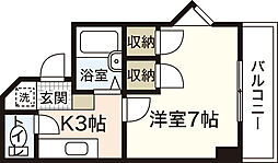 第8寺前ビル 1Kの間取図画像