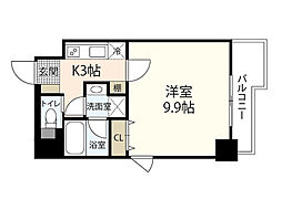 Sunflower 1Kの間取図画像