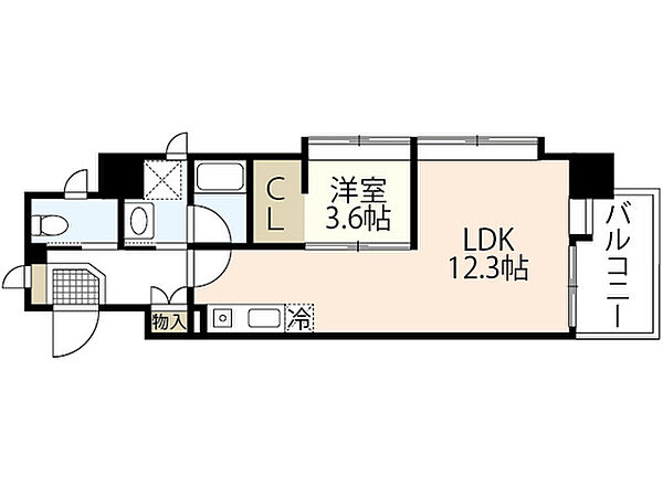 桜橋パーク ｜広島県広島市東区牛田南1丁目(賃貸マンション1LDK・2階・38.15㎡)の写真 その2