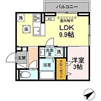 レグルス　II  ｜ 広島県東広島市西条中央1丁目（賃貸アパート1LDK・3階・32.79㎡） その2