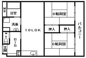 イトービル1（大芝）  ｜ 広島県広島市西区大芝3丁目（賃貸マンション2LDK・4階・59.34㎡） その2