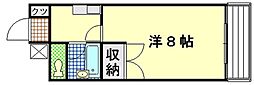 間取図画像 1K