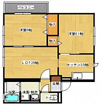 広島県広島市東区福田8丁目（賃貸アパート2LDK・2階・49.85㎡） その2