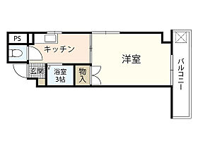 カーサ岡村  ｜ 広島県広島市中区宝町（賃貸マンション1K・4階・22.00㎡） その2