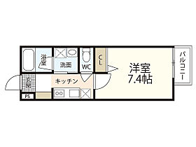 CASACOZY山根町  ｜ 広島県広島市東区山根町（賃貸アパート1K・1階・25.06㎡） その2