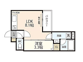 MOVE高須駅前  ｜ 広島県広島市西区高須2丁目（賃貸アパート1LDK・3階・28.37㎡） その2