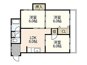 石光ビル  ｜ 広島県広島市東区牛田東2丁目（賃貸マンション3LDK・2階・53.61㎡） その2