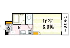 第5ガーデン  ｜ 広島県広島市南区大州3丁目（賃貸マンション1K・2階・17.30㎡） その1