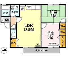 グランデール谷本  ｜ 広島県広島市東区戸坂大上2丁目（賃貸アパート2LDK・2階・56.70㎡） その2