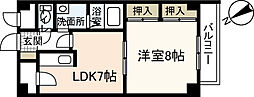 間取図画像 1DK