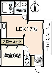 間取図画像 1LDK