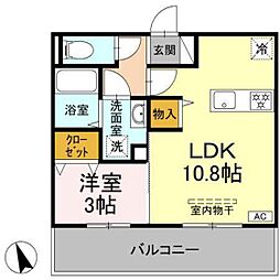 間取図画像 1LDK