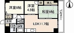 シャルマン財官2 3LDKの間取図画像