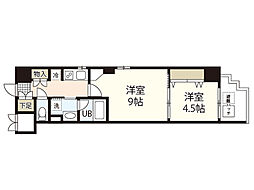 アルル国泰寺 2Kの間取図画像