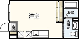 ソア長束 ワンルームの間取図画像